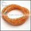 double row mesh magnetic bracelet Stardust citrine net double wraps bracelet