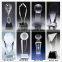 Clear Crystal Glass Trophy