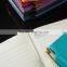 high quality leather journals with pen holder on spine