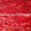 Jubilant red hot design fabric for wedding table cloth