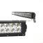 Super bright 50 inche IP67 288W 12v black dual row curved led light bar