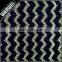 black stripe with Green yarn resilient beautiful latest design fabric for clothing wholesale spandex nylon cotton lace fabric