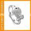 Cheap Stainless Steel Men Silver Rings With Stone PGRG0096