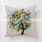 HOME-GJ Cotton Linen Decorative Throw Pillow Cushion Covers Pillowcase Shell Green Tree Printing 18" X 18"