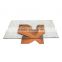 Silk-screen tempered glass cheap restaurant wholesale modern office mdf wooden coffee table