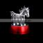 China factory chinese zodiac animal horse figurines crystal gift craft for sale