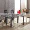 8 Seater Tempered Glass Retractable Dining Table