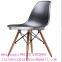 solid wood beech leg with plastic chair