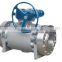 Hydraulic Power and Ball Structure Motoriszd 2pc flange ball valve stainless steel