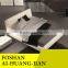 2014 newest modern cheap white leather bed T004-2