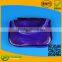 purple color ziplock cosmetic clear pvc bag