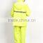 High Visibility reflective safety pvc raincoat
