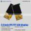 2.8inch IPS Wide view high resolution 240*320 driver ILI9340L