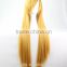 Cosplay Wig Oblique Bangs Long Straight Human Wigs 80cm 32 inch Costume party synthetic hair wig