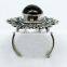 Night Queen !! Oxidize Black Star 925 Sterling Silver Ring, Indian Fashion Silver Jewellery, Silver Jewellery Supplier