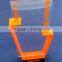 edge diamond polished acrylic menu holder with printing logo