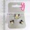 Cute acrylic carton bear earring and ring set for little girls                        
                                                Quality Choice