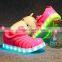 2016 Hot selling lovely Kids led light casual shoes , Led comfortable sport shoes for running,Light up happy shoes for Children