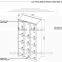 Knock down suspension file metal locker/cabinet