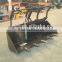 Grapple bucket for tractor front end loader