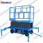 16m Trailing mobile manual scissor lift platform