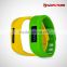 2015 New Products Promotional Sports running pedometer bracelet bluetooth rubber sport biker bracelets