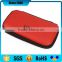 cute red leather shell eva internal hard disk case with printed logo