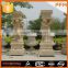 Modern decorative 100% hand-craved natural marble outdoor wall fountains