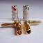 Right Angle L Type 90 Degree Banana Plug Gold Plated Speaker Connector