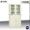 Up swing glass door storage cabinet steel file cabinet