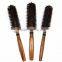 wholesale round wood wooden 100% bristle hair brush