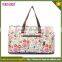 Korean fashion brand printed flower young ladies tote bag