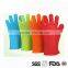Heat New Arrival Resistant Cooking Baking BBQ Oven Pot Holder Kitchen Mitt Silicon Glove