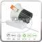 High performance led downlight 12w round recessed LED down lighting 90mm cuthole