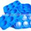 6 Holes Silicone Ice Ball Mold Silicone Ice Tray Ball Shape With Lid