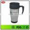 Promotional 14 oz double wall tumbler stainless steel with handle