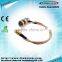 75ohm MCX male to BNC male right angle RG179 cable