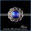 Small order best price women fashion real flower crystal metal buttons