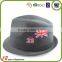 Custom Promotional Wholesale Hat Supplier Juzz Wool Fedora Hat