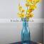 Royal blue mini glass vases wedding centerpiece