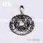 and earring vintage alloy resin jewelry necklaces deer antlers collarbone necklace