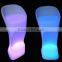 Bar chair wedding activities be riotous with colour Outdoor Plastic Led Stools/Led Furniture Fashion Bar Stool Led Bar Stool