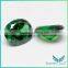 Free Sample Gemstone Wholesale Oval Cut Big Cubic Zirconia Stone, Synthetic Emerald Green Stone