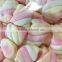 halal colored rainbow swirl mini twisted marshmallow with shape