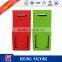 Corrugated Wine Bottle Paper Box with Handle/Kraft paper box for food packaging