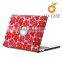 china new arrival Leopard leather case for macbook pro hard cover case