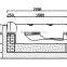 ISO9001 certificated swimming spa pool massage bed