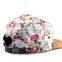 hot sale custom 5 panel hat, Floral fashion 5 panel hat new style