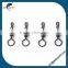 Fishing Snap Quick Change Fishing Swivel with Long Body Large Eye