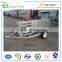 Galvanized semi side panel trailer for sheep panel